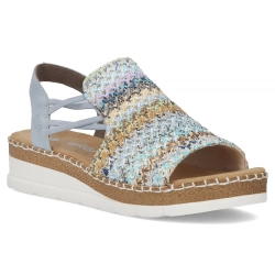 Sandals Rieker V1241-90 blue