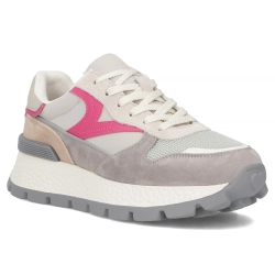 Leather sneakers Filippo DP7070/25 GR grey