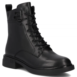 Leather ankle boots Filippo DBT7361/25 BK black