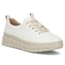 Leather shoes Filippo DP7803/26 WH white