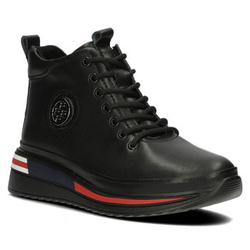Leather sneakers DBT4215/22 BK black