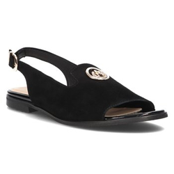 Leather sandals Filippo 116 black suede
