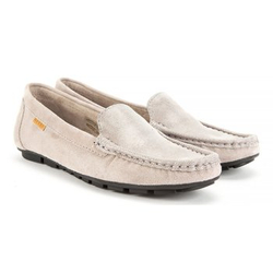 Moccasins NESSI 62605 gray lizarro