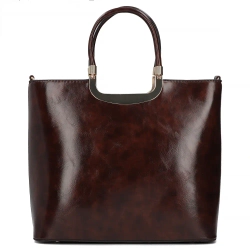 Dark brown handbag celeste