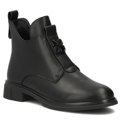 Leather ankle boots Filippo DBT8135/26 BK black