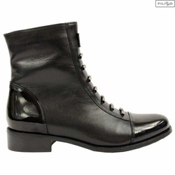 Ankle boots GINA PIACCI 65-3828-155/121-1g black face+lacquer 8021820