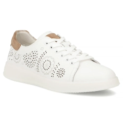 Leather shoes Filippo DP7681/26 WH white
