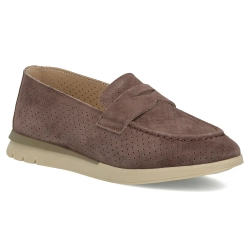 Leather loafers Filippo DP7663/26 D BR brown