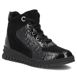 Leather ankle boots Filippo DBT8076/26 BK black