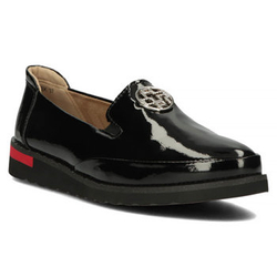 Leather shoes Filippo DP4190/22 BK black
