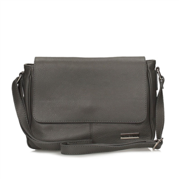 Handbag Toscanio Leather Messenger Bag A141 grey