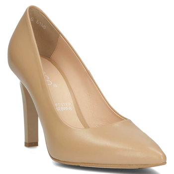 Leather Pumps Bioeco by Arka 6140-2170 beige
