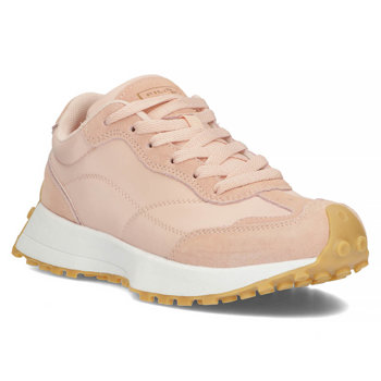 Leather Women's sneakers Filippo DP3748/22 PI pink