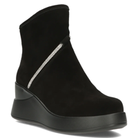 Leather ankle boots Filippo DBT4742/23 BK black