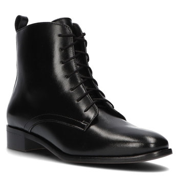 Leather ankle boots Sagan 4672 black