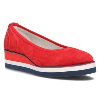 Leather ballerinas Filippo DP2323/21 RD red
