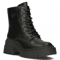 Leather boots Filippo DBT4757/23 BK black