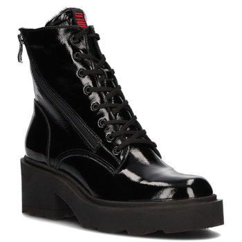 Leather boots Simen 4366A Black