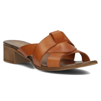 Leather flip-flops Filippo 40236 brown