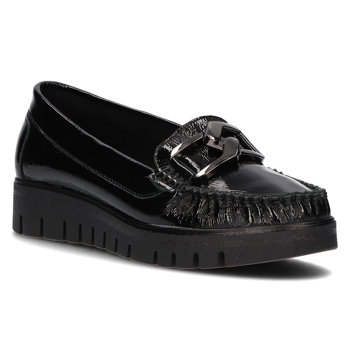 Leather loafers Filippo 10134 black