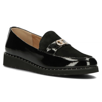 Leather loafers Filippo DP1515/23 BK black