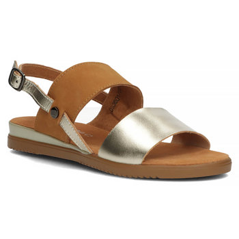 Leather sandals Filippo DS3601/22 GO BR brownish gold