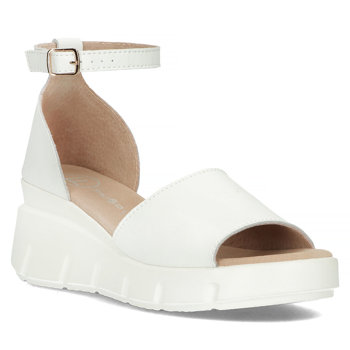 Leather sandals Filippo DS4456/23 WH white