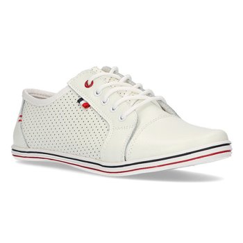 Leather shoes Filippo DP009/22 WH white