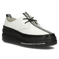 Leather shoes Filippo DP3624/24 WH white