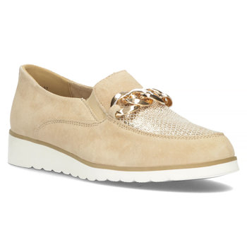 Leather shoes Filippo DP3696/22 BE beige