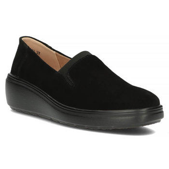 Leather shoes Filippo DP4197/22 BK SU black