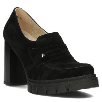 Leather shoes Filippo DP4671/23 BK black