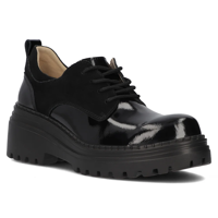Leather shoes Filippo DP6123/24 BK black