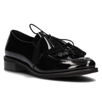 Leather shoes Sagan 4676 black