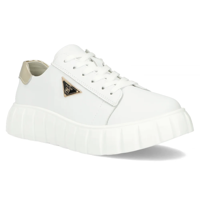 Leather sneakers Filippo DP4138/24 WH white