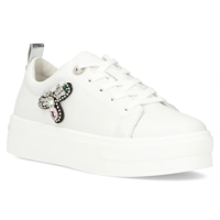 Leather sneakers Filippo DP6042/24 WH white