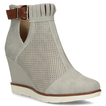 Wedge ankle boots Filippo DBT207/22 GR grey