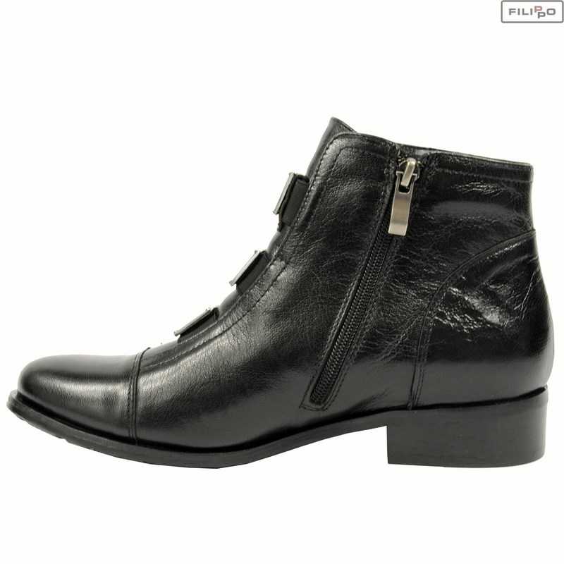 Ankle boots GINA PIACCI 6535581551g black face 8021804 WOMEN