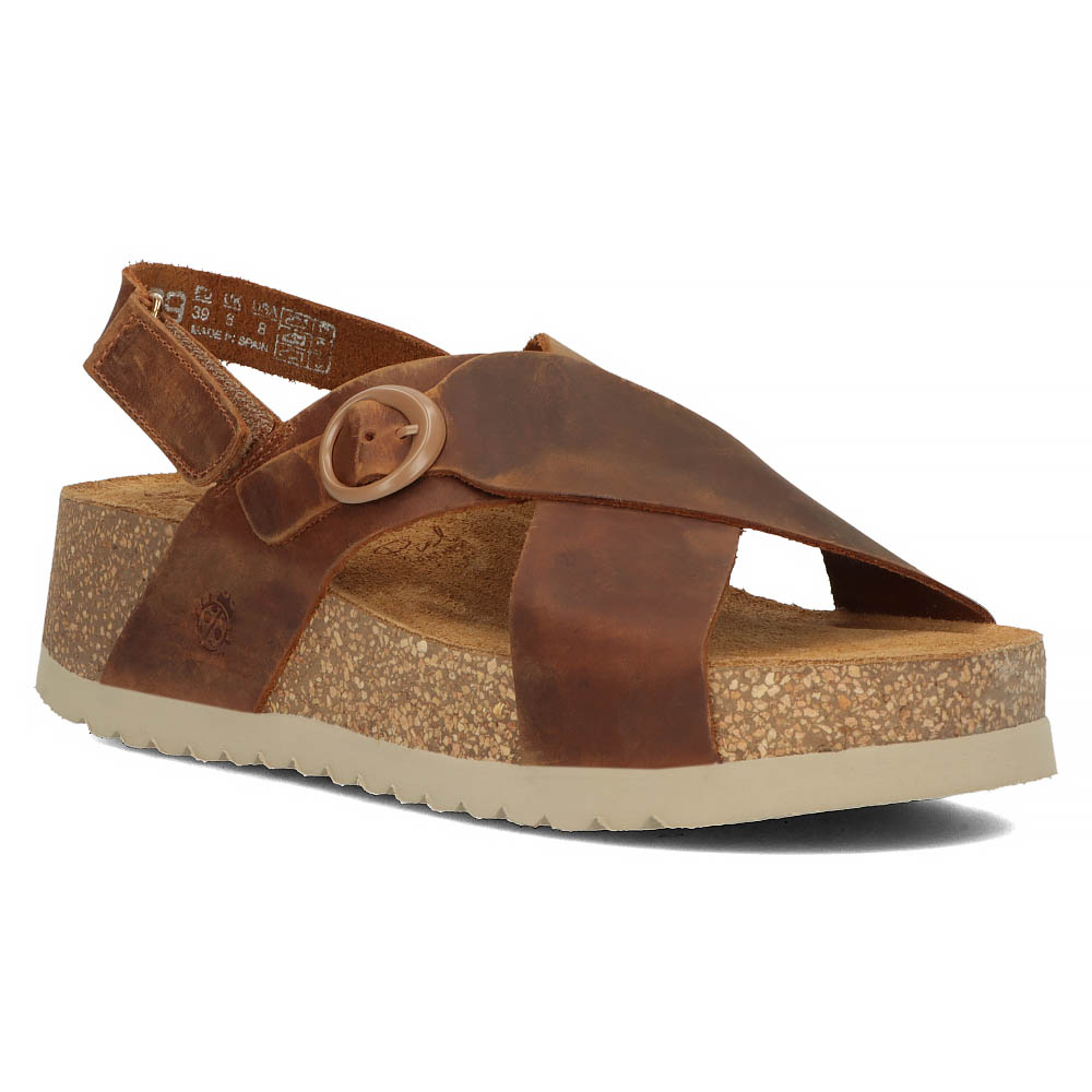 Leather sandals Yokono VELEZ 001 brown - Filippo.pl