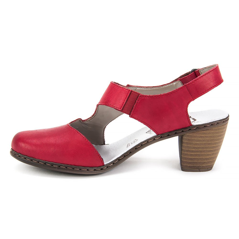 Sandals Rieker 40950-33 Red | WOMEN \ Sandals \ sandals \ \ Low-heeled sandals | Filippo