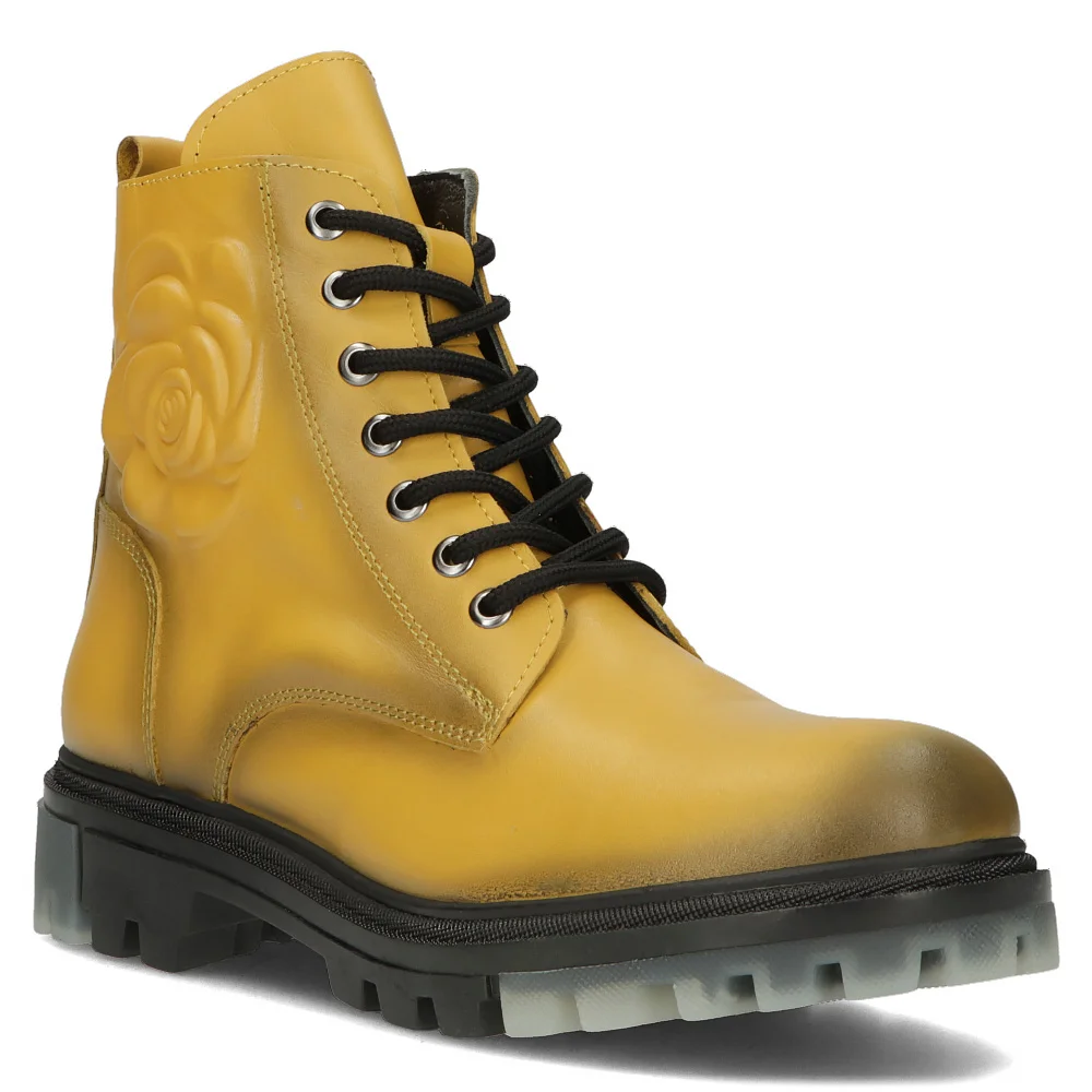 Ankle Boots leather Artiker 53C0794 yellow