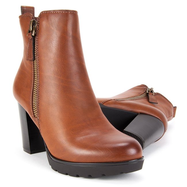 Ankle boots FILIPPO DBT267/16 CO Brown