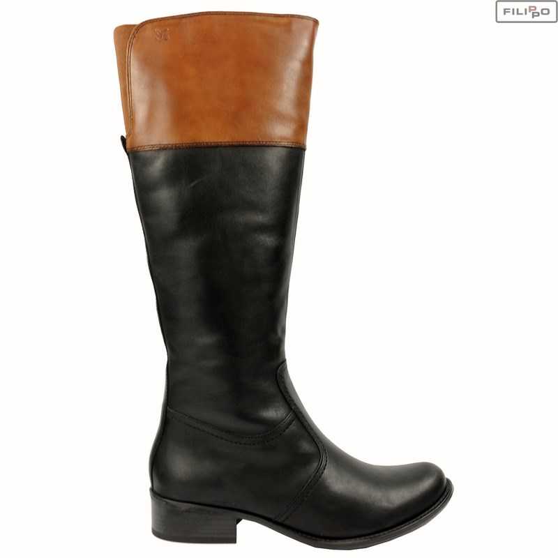 Boots CAPRICE 9/9-25540/25 black/cognac 8021192