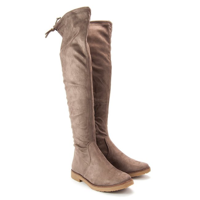 Boots MARCO TOZZI 2-2-25645-29 taupe