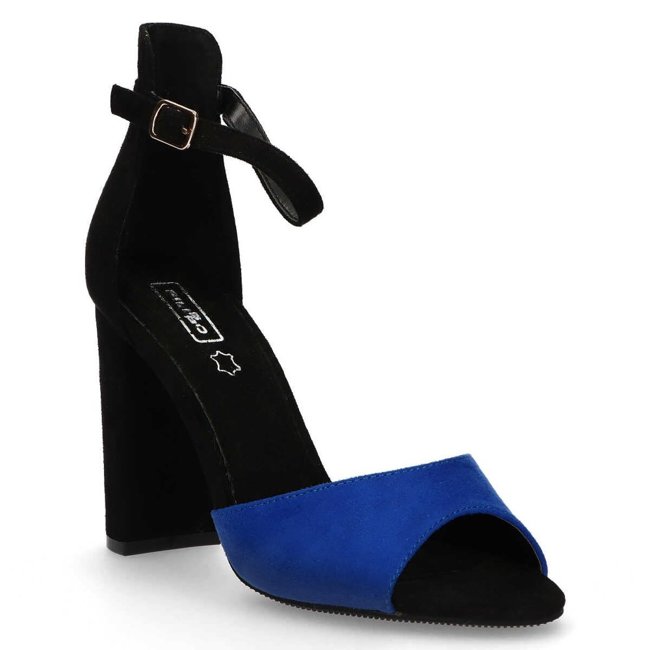 Filippo DS1376/20 BL heeled sandals blue