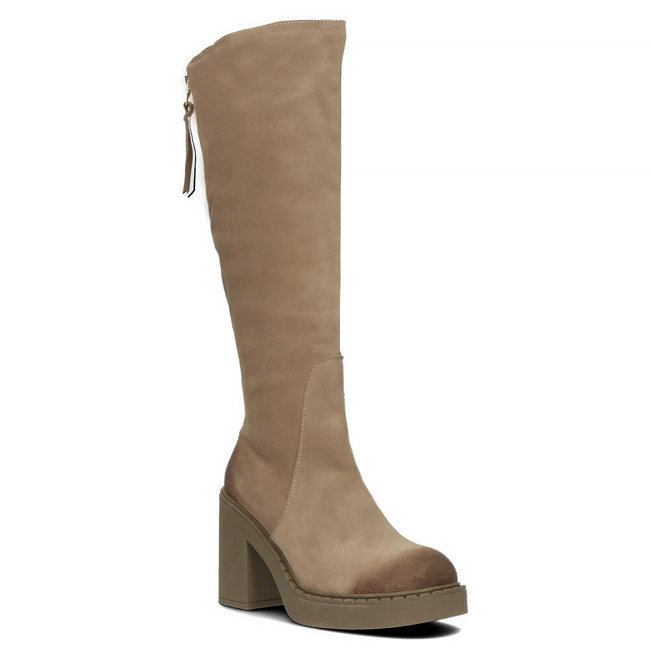 Filippo leather Boots 70129 beige