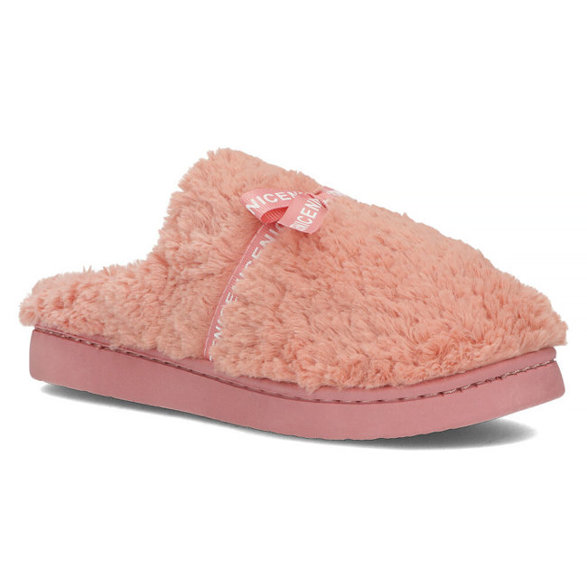 Fur slippers pink CF-95