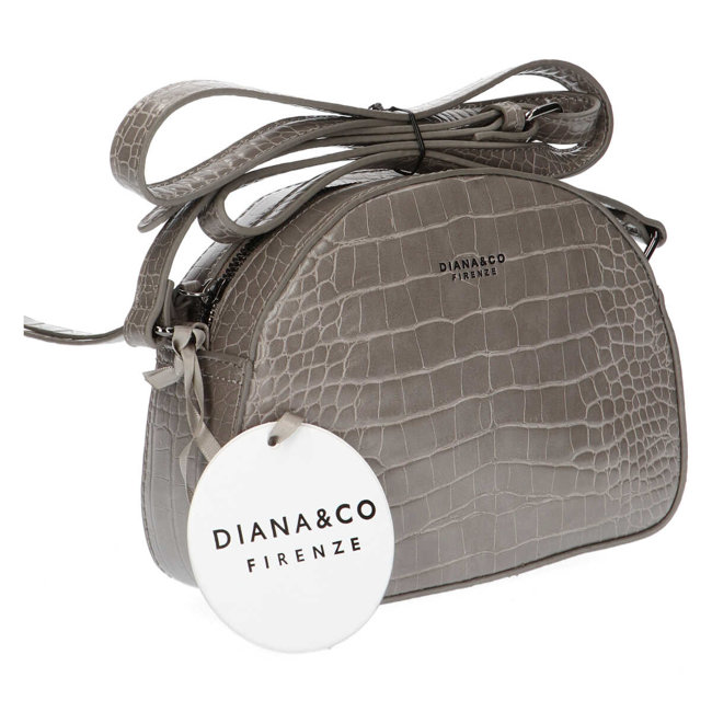Handbag Diana DOS1945-1 Grey
