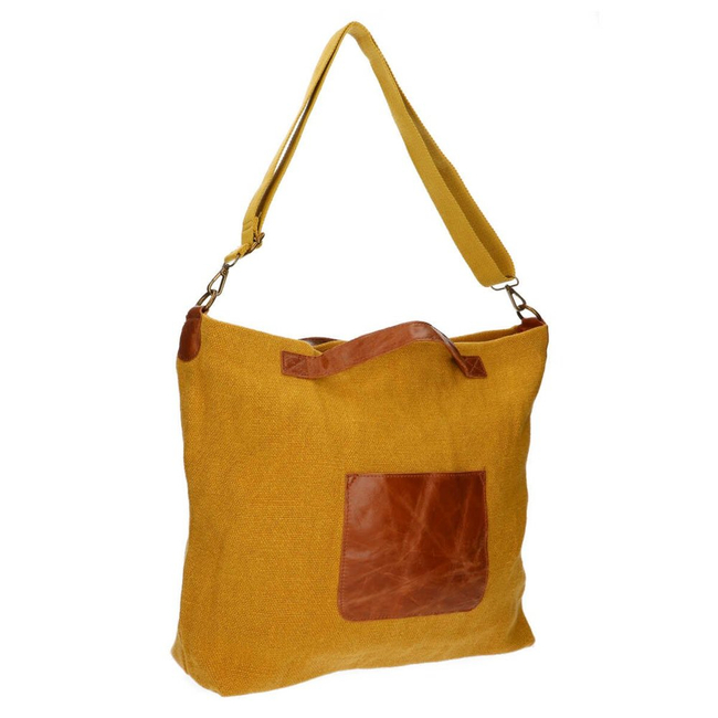 Handbag Paolo Bags K-6216 Yellow