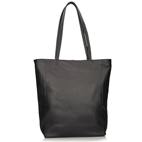 Handbag Toscanio Shopper Leather A264 black